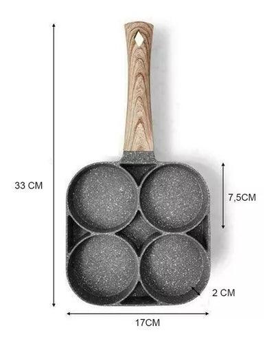 Sartén Antiadherente 4 Puestos Huevos